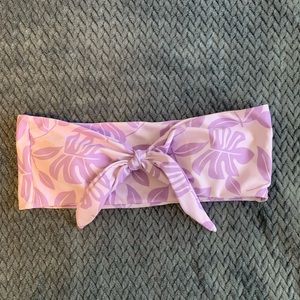 NWOT purple tropical bikini